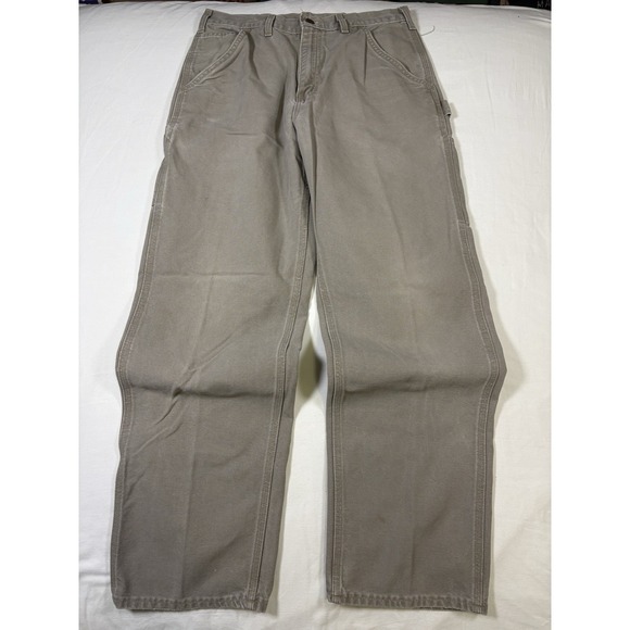 Carhartt Other - Vintage Carhartt B11 Desert Khaki Carpenter Work Pants 30 x 32 USA Made 0205
